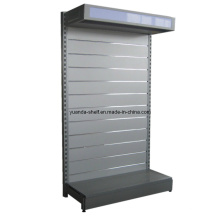 Single Sided Supermarket Metal Shelf with Top Light Box (YD-X1)